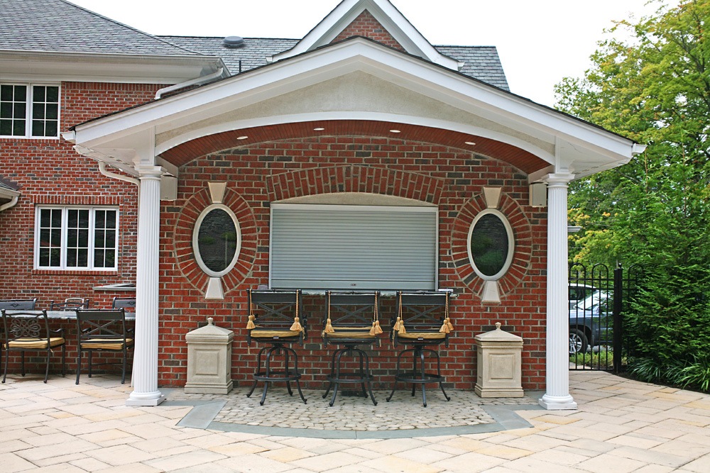 Paver patio design in Saddle River, NJ