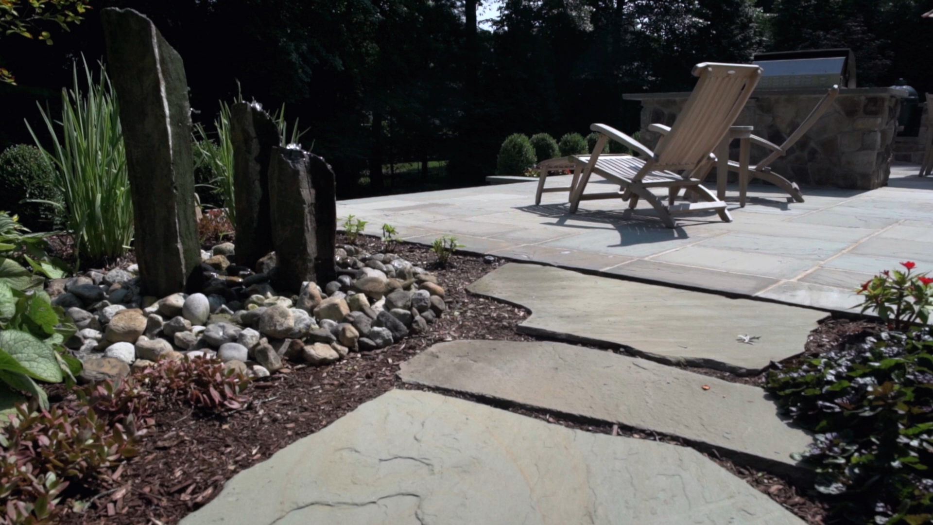 Pathway and paver patio in Wyckoff, NJ