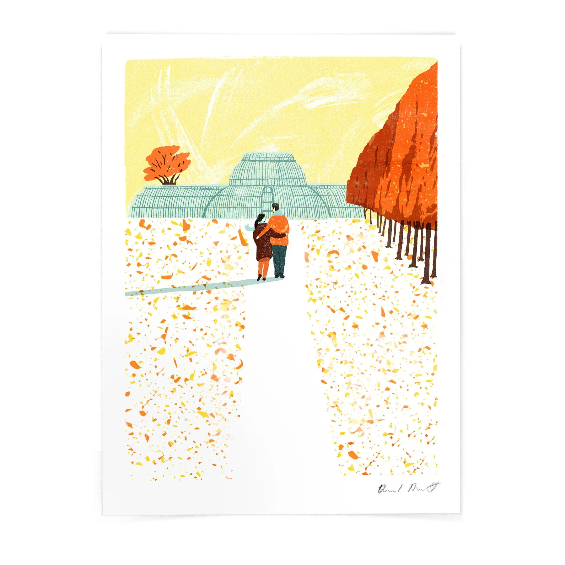 30-x-40_A-stroll-in-Orange_Unframed.jpg