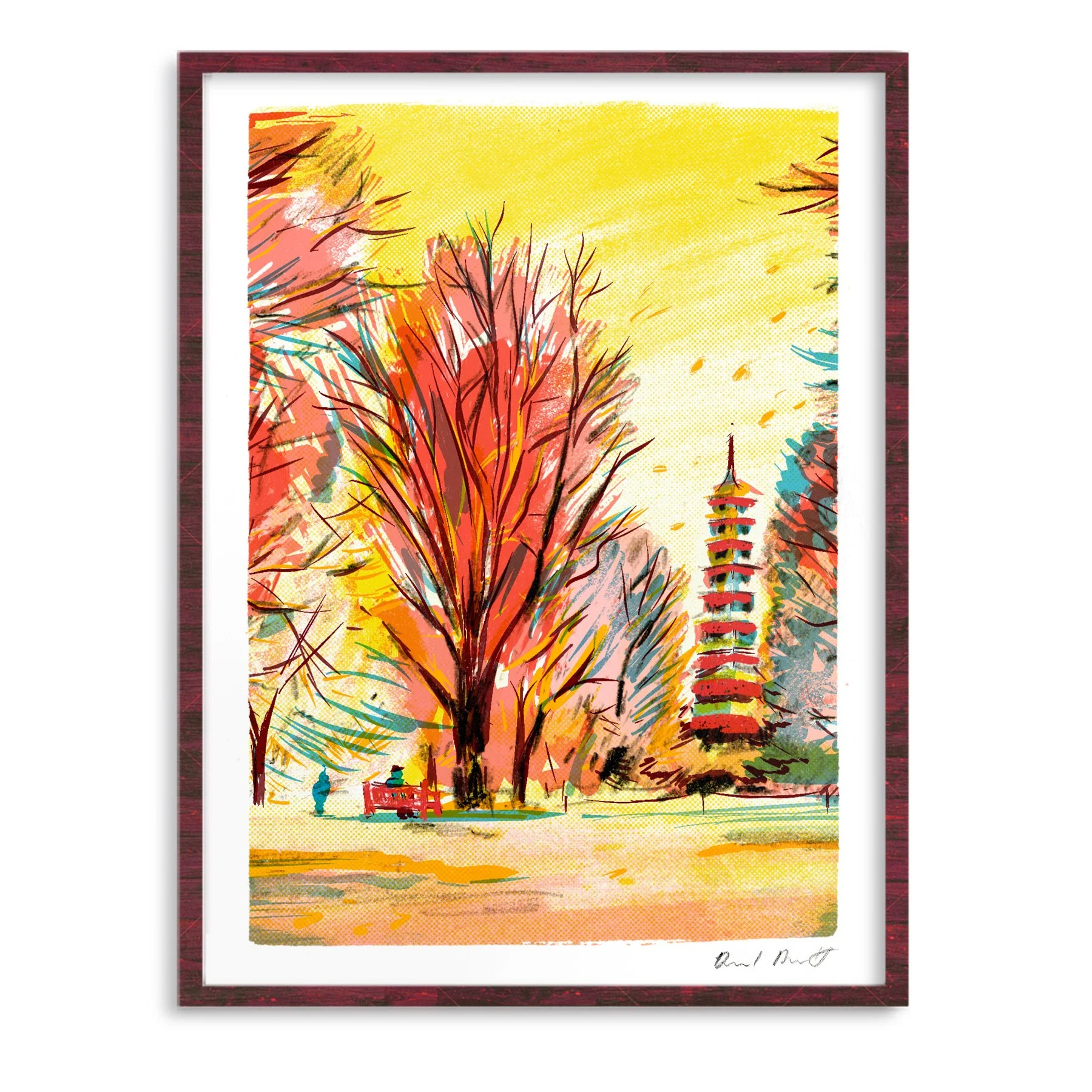 30-x-40_Kew-Autumn-Pagoda_Framed.jpg