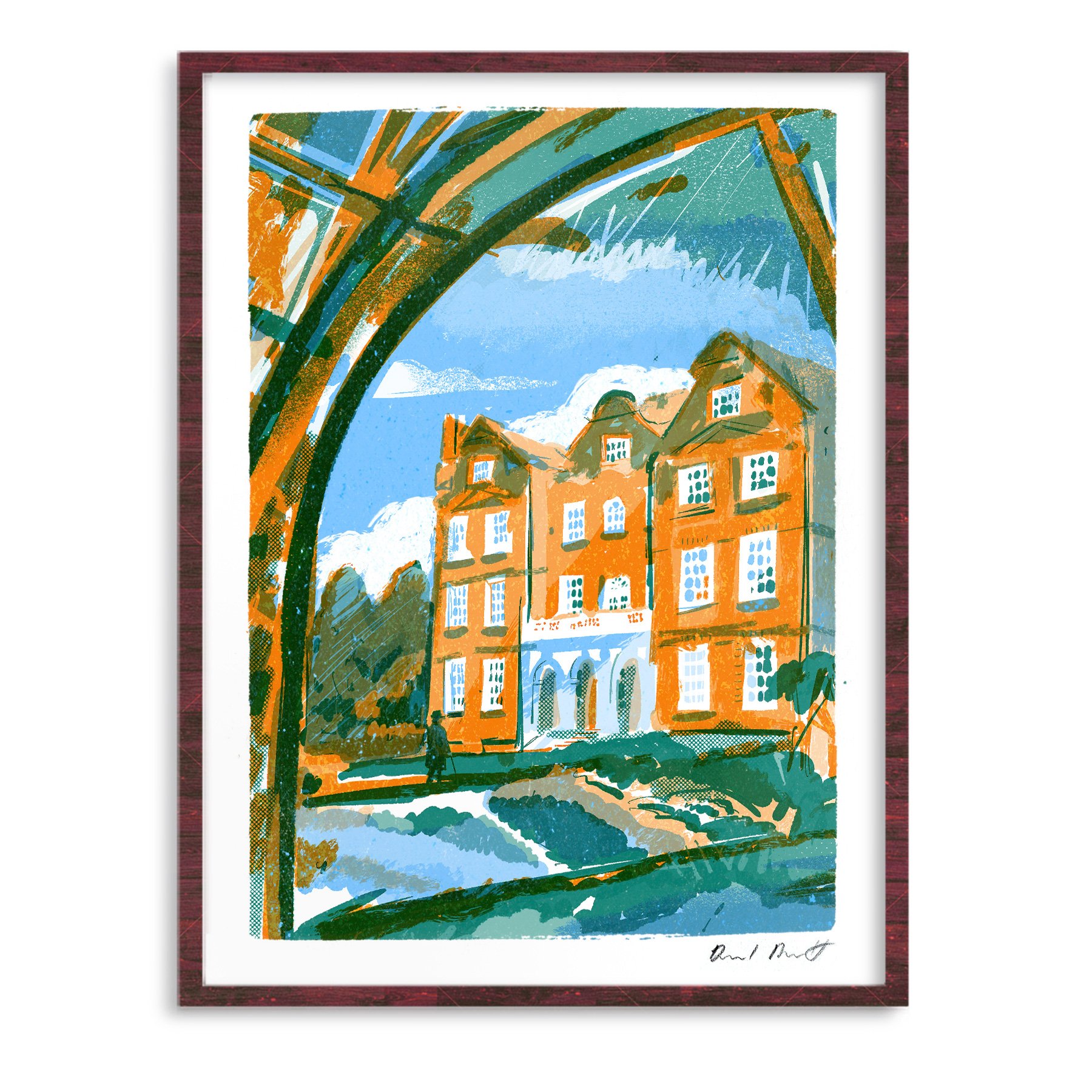 30-x-40_Red-House-at-Kew_Framed.jpg