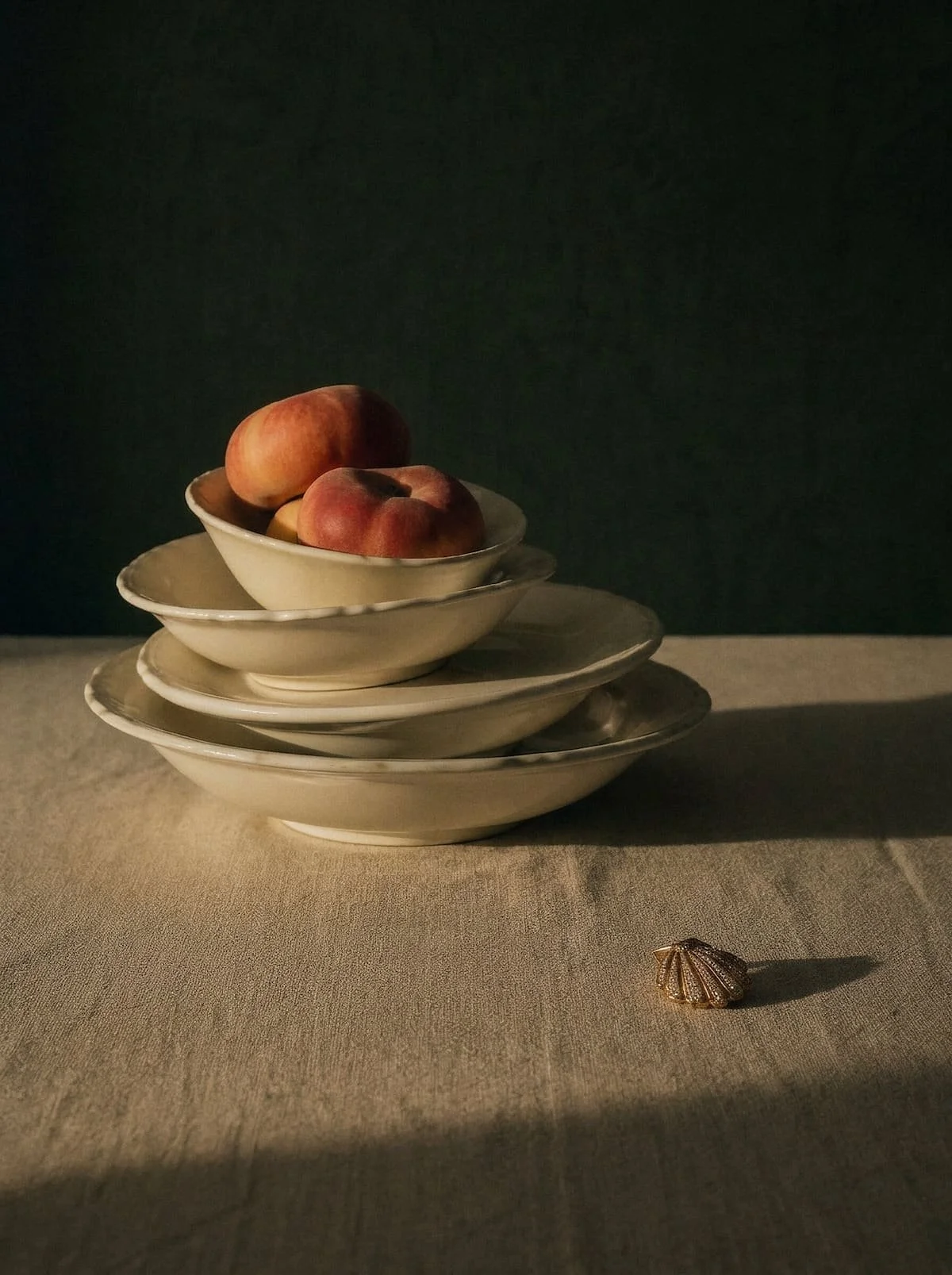 Fine art botanical still life, ceramic editorial photography, Chi-Young Bang Studio