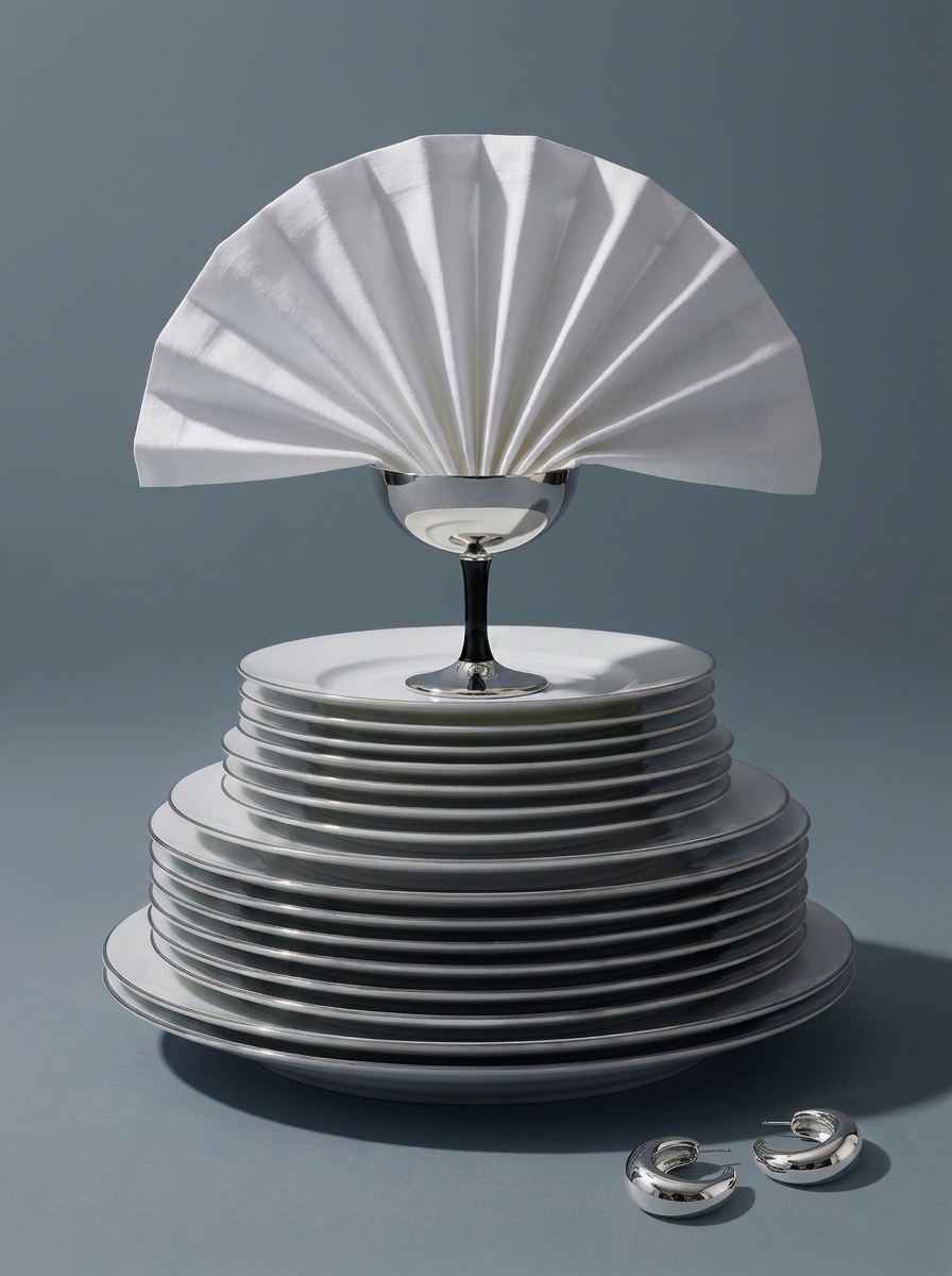 Sculptural still life art direction, porcelain concept photography, Chi-Young Bang Studio