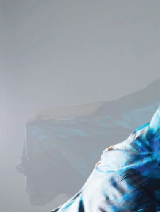 Transparent Image of Silk Floating in Waterfall Project