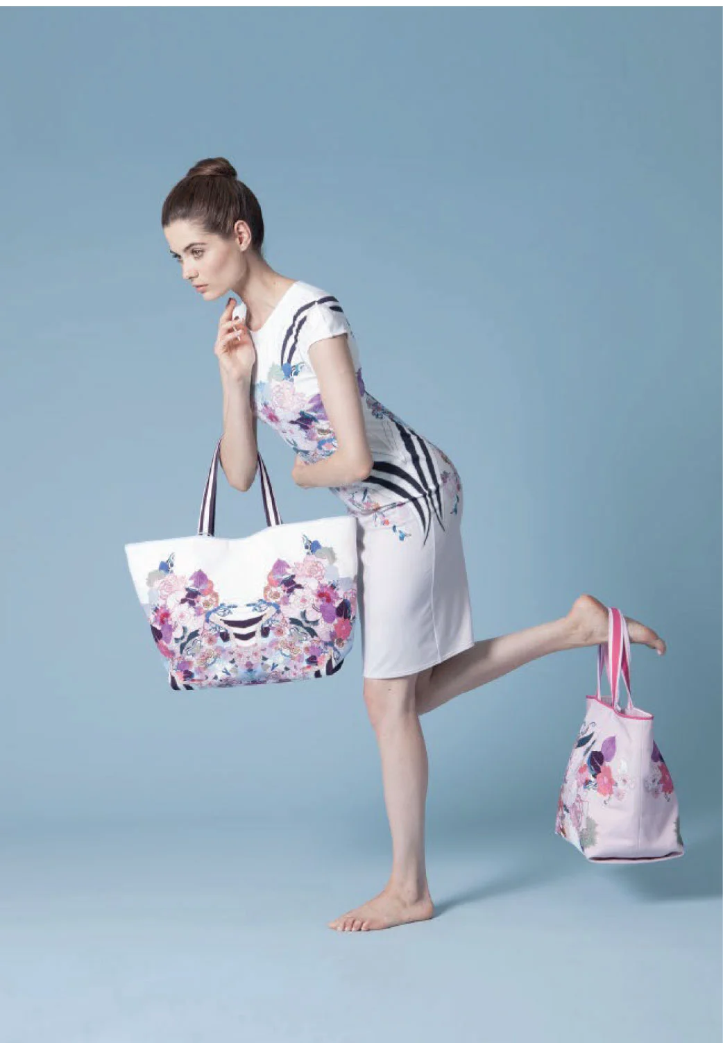 Balancing Act - MENG Butterly Print Bags