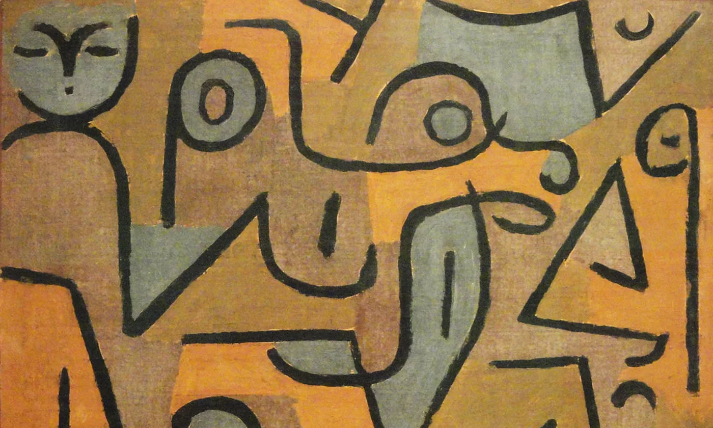 Detail from Young Moe (1938) by Paul Klee. Courtesy Phillips collection/Wikipedia
