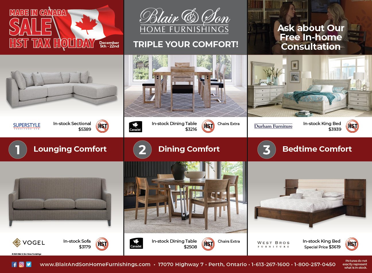 Our Impact — Blair & Son Home Furnishings