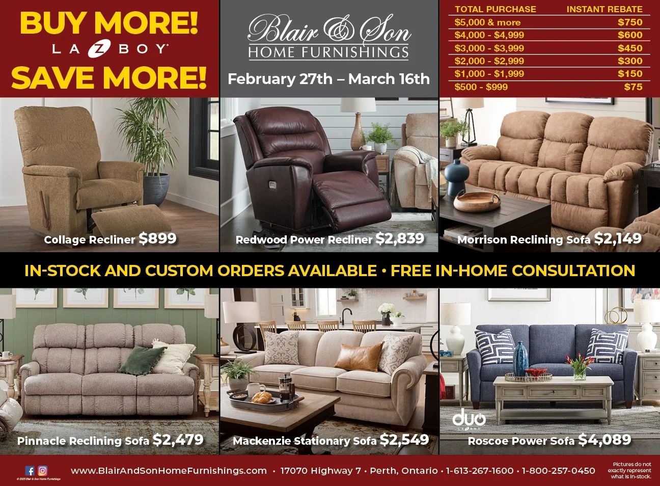 Our Impact — Blair & Son Home Furnishings