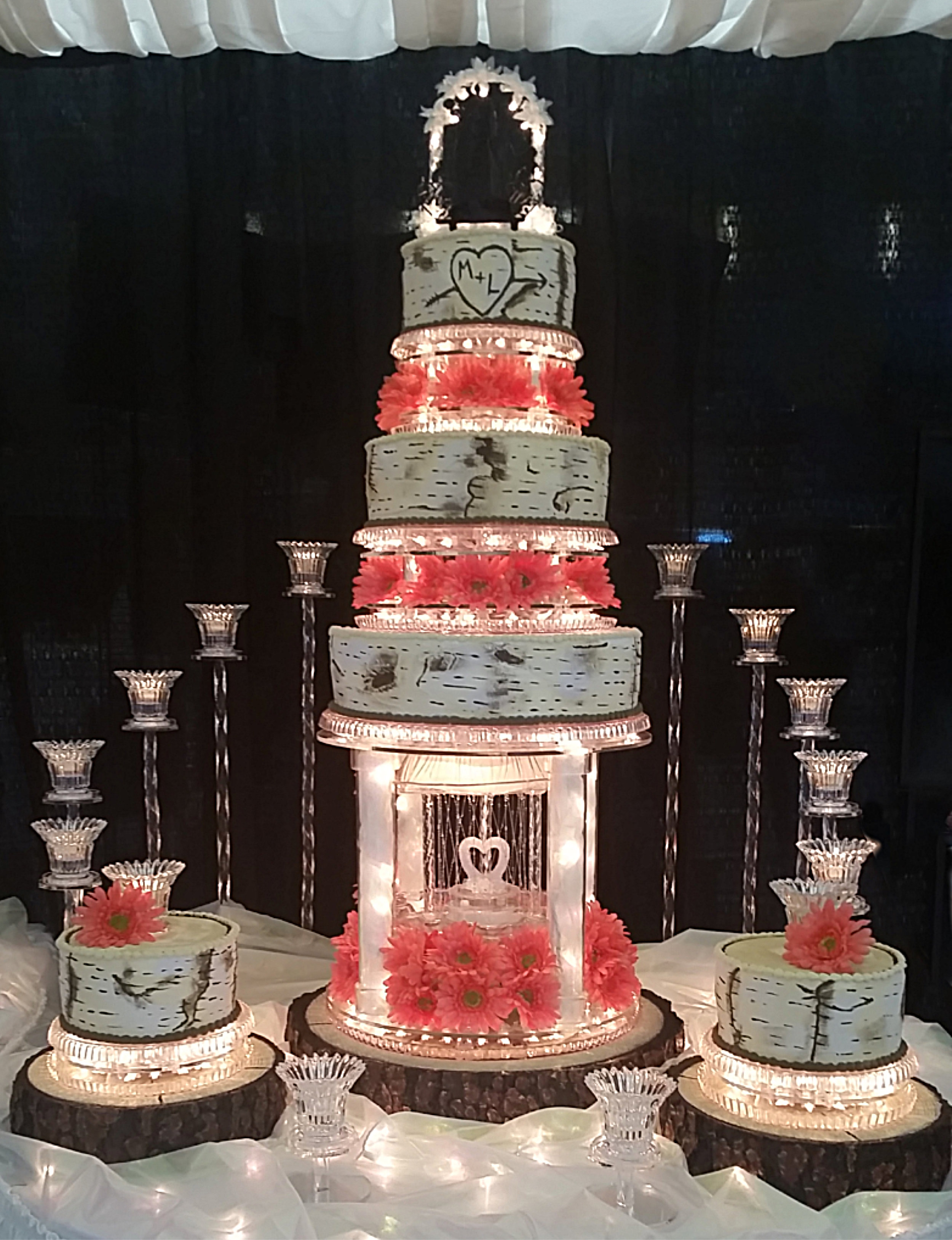 8 TIER CASCADE WEDDING CAKE STAND OR CAKE FOUNTAIN 