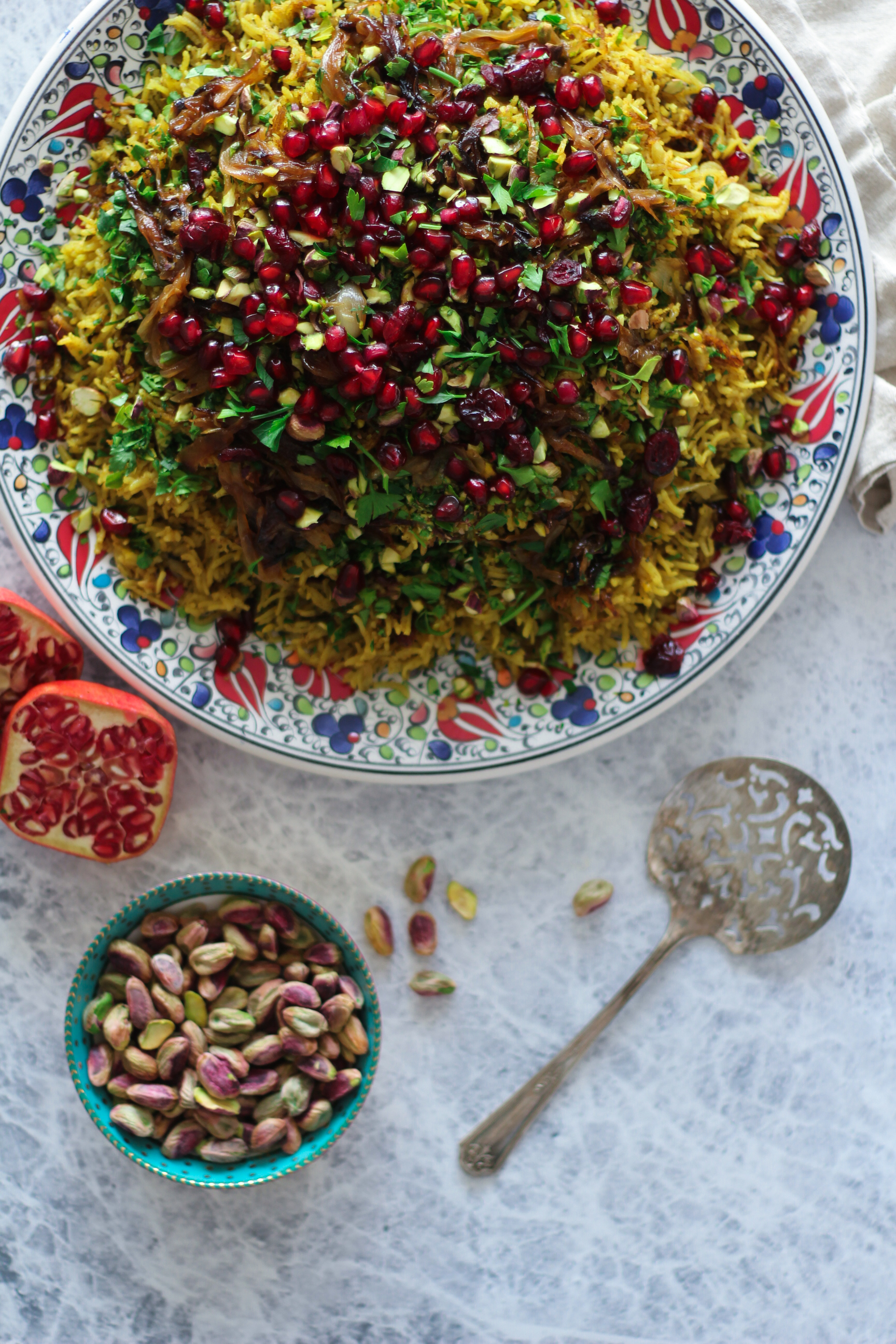 turmeric jeweled rice