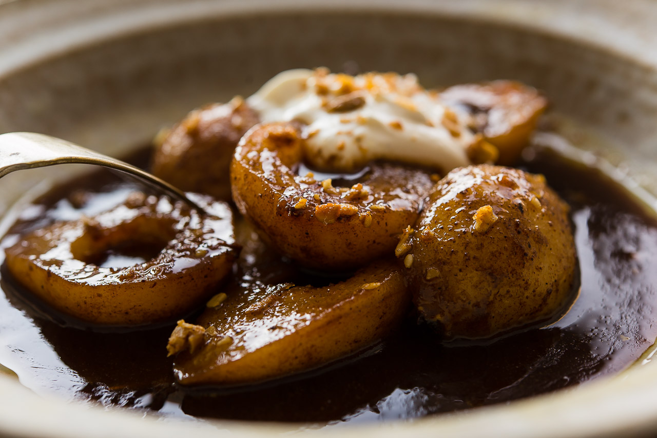 caramelized pears 