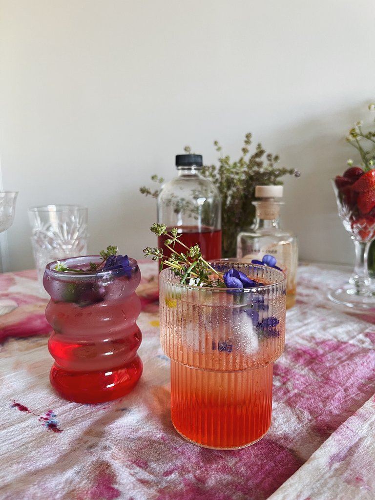 strawberry shrub