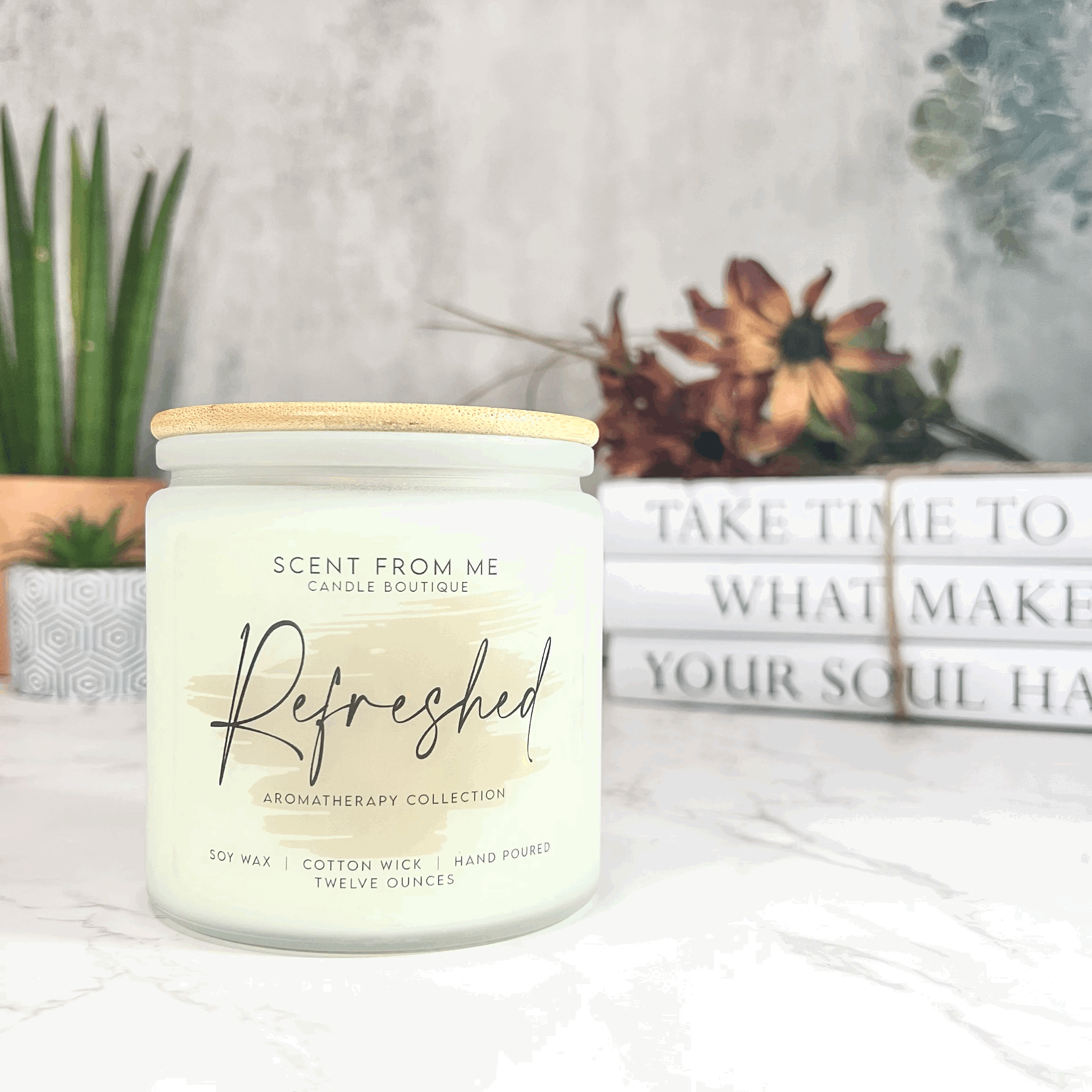 Refreshed 12oz Soy Candle