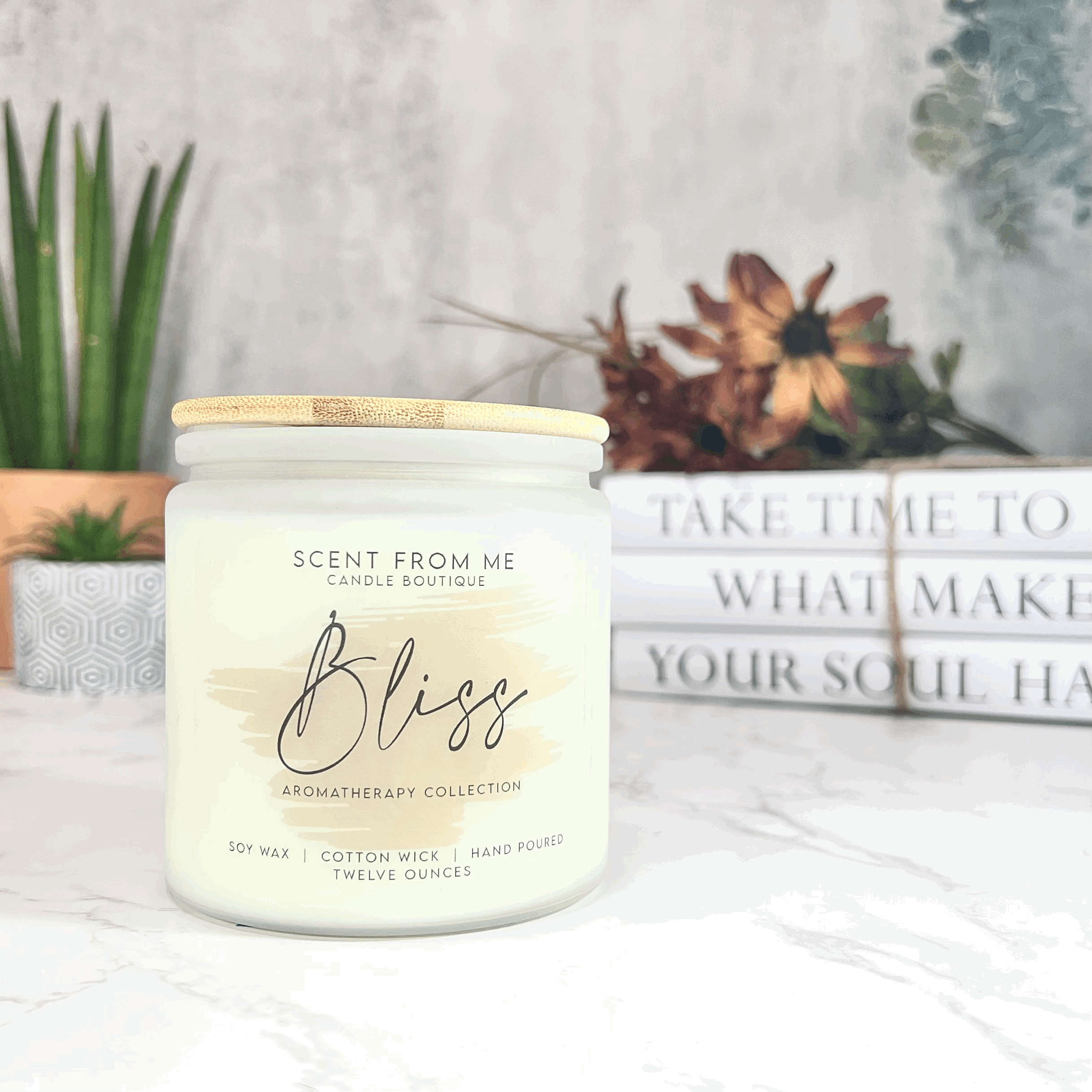 Bliss 12 oz Soy Candle