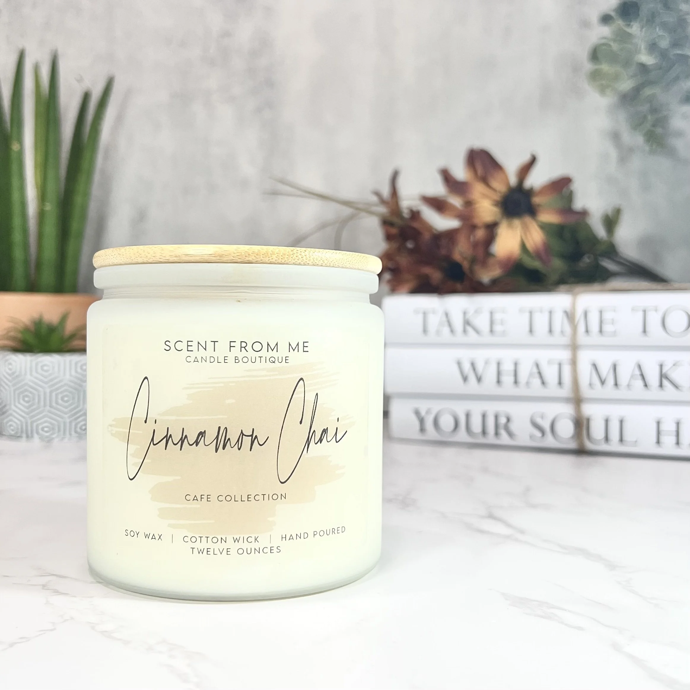 Cinnamon Chai 12oz. Soy Candle