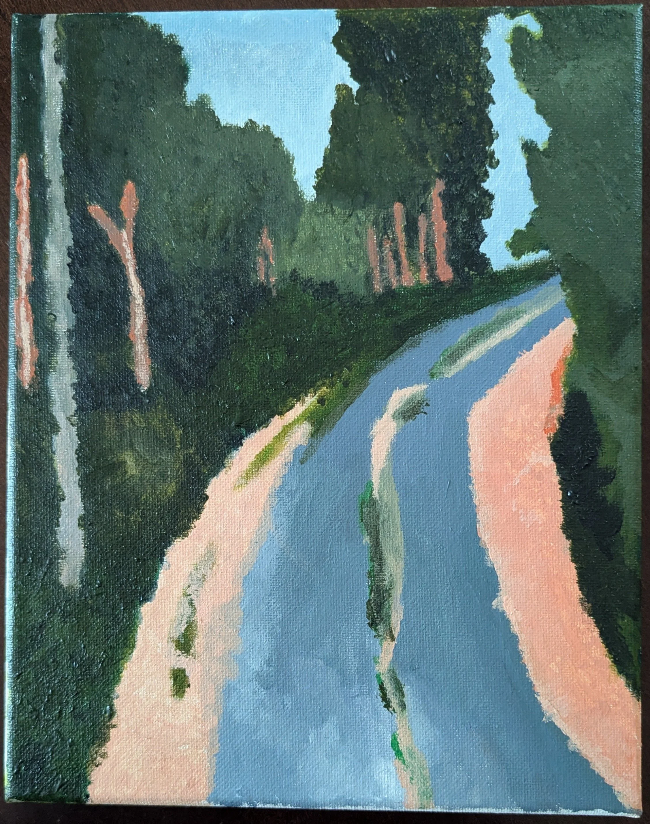 Ashley Morales Chavez, "The Curvy Road," Nandua Middle School