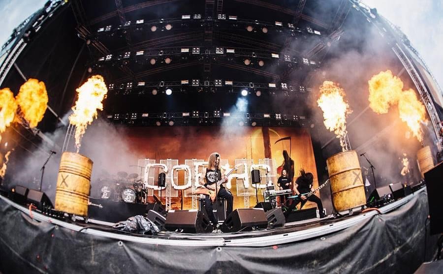 A nice moment from Tuska festival in 2016 captured by @vulgar.fi . We always had a great time there.

Are you going to @tuskafestival this year?
Don&rsquo;t forget, while you&rsquo;re here you can visit us at @bodombar in Espoo, and catch @janne_wirm