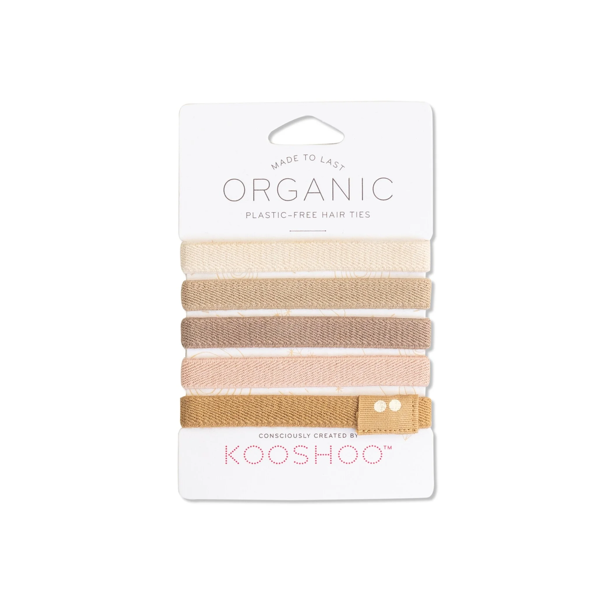 Blond Organic Plastic-Free Hair Ties by KOOSHOO - front.jpg