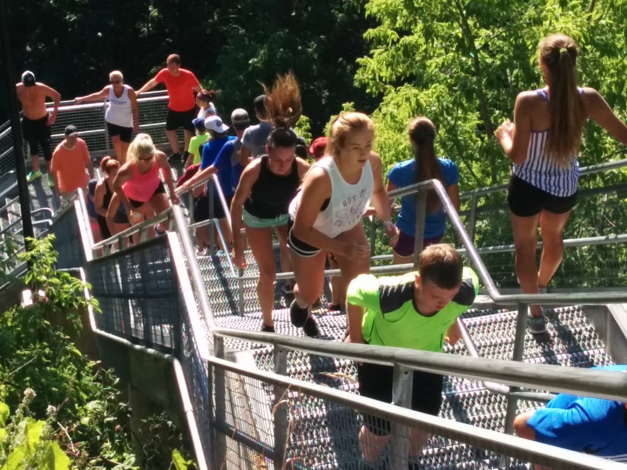 Stair workout - sumer Seven S program