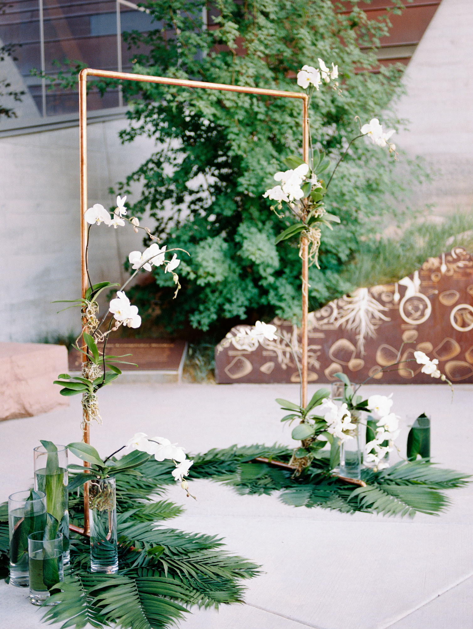 Wedding Florals Tropical and Greenery in Utah