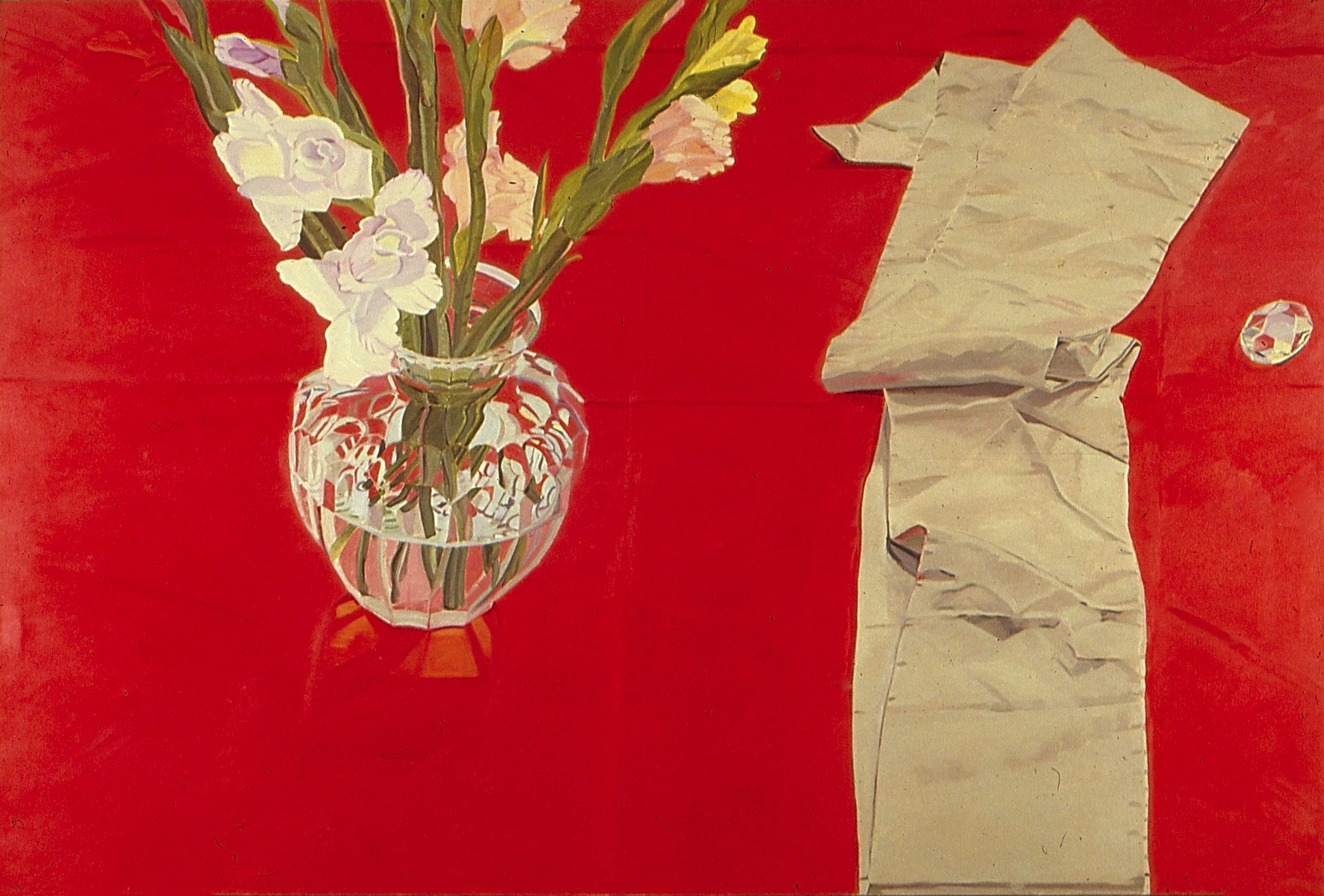   Big Red  oil on canvas 60 x 90” 1978 