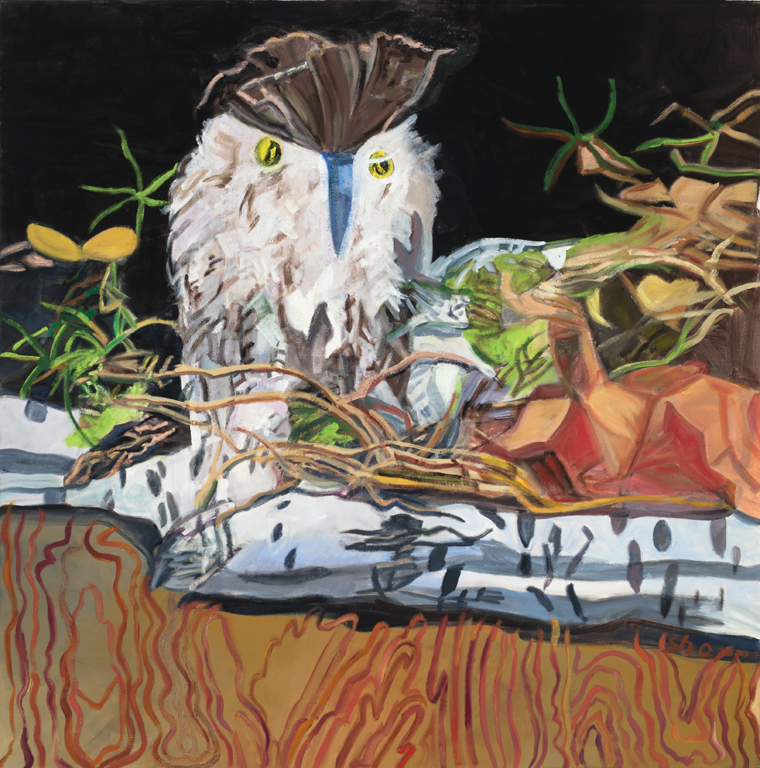 Owl, 2013-2014, o:c, 30x30, P1301.jpg