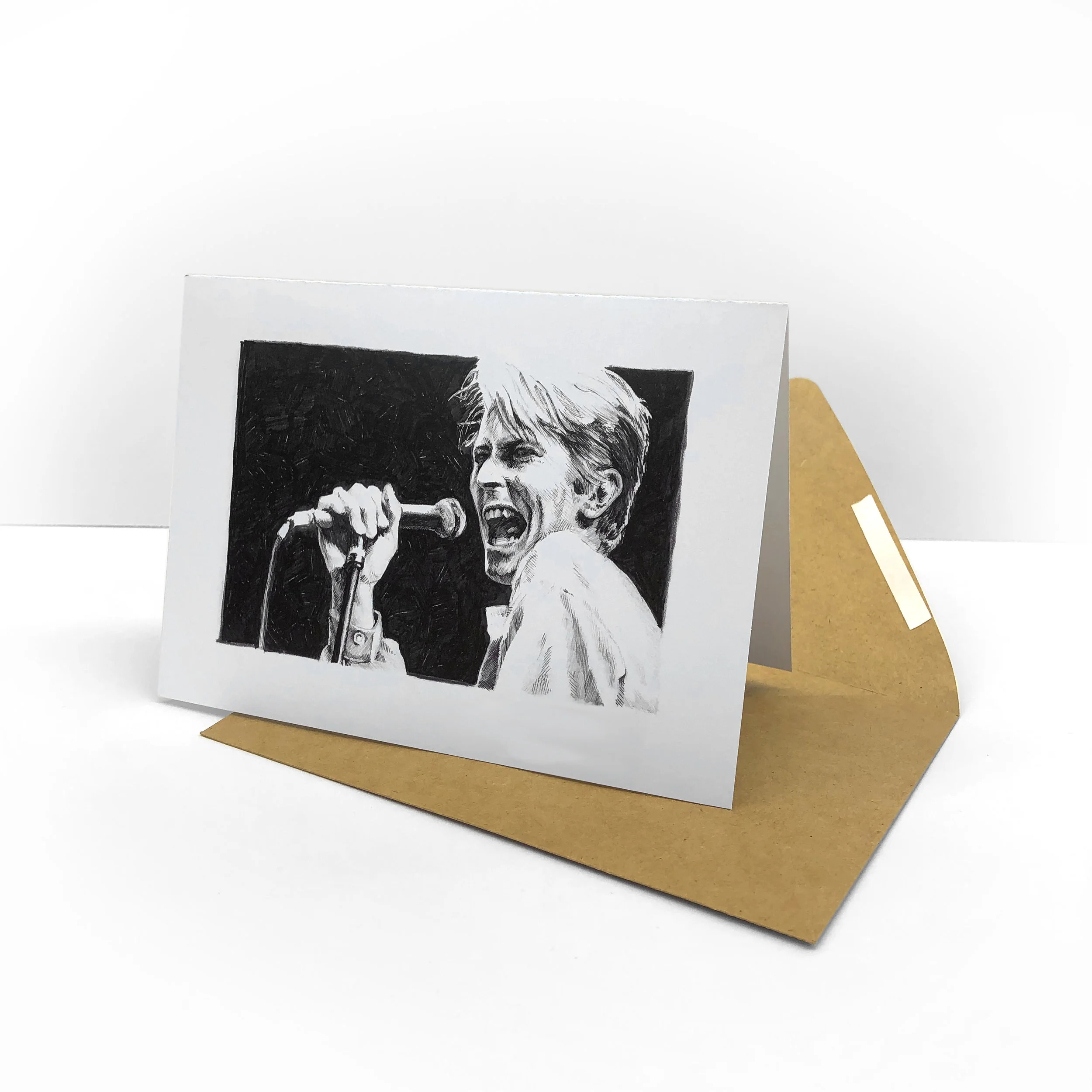 BOWIE GREETING CARD