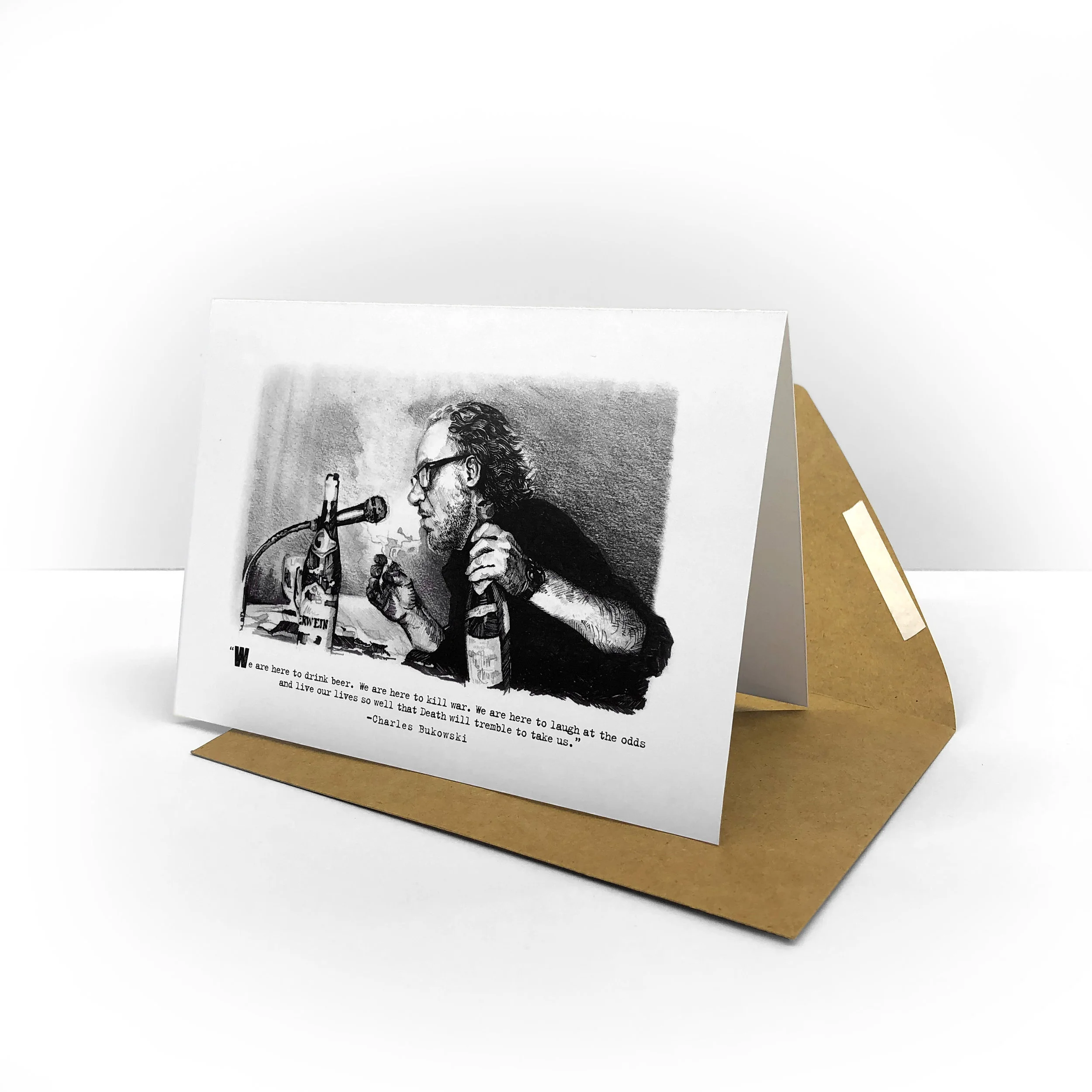 BUKOWSKI GREETING CARD