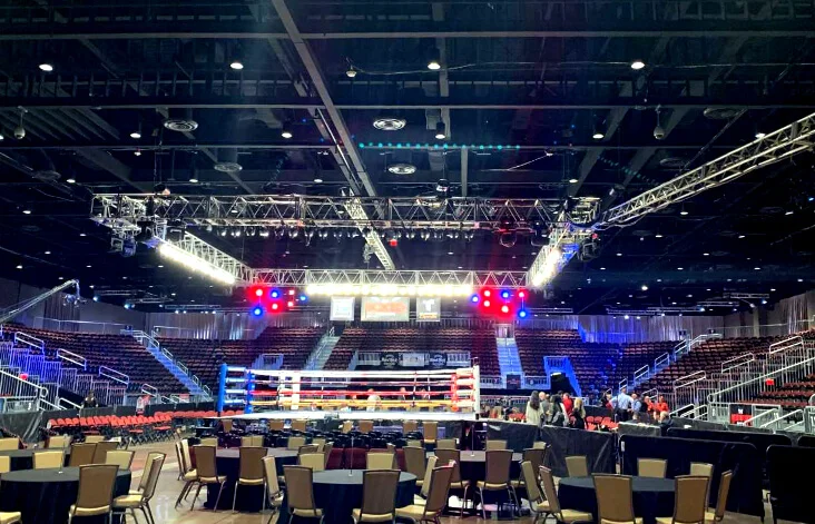 Feb 2019: Boxeo Telemundo, Osceola Heritage Park Events Center in Kissimmee, Florida