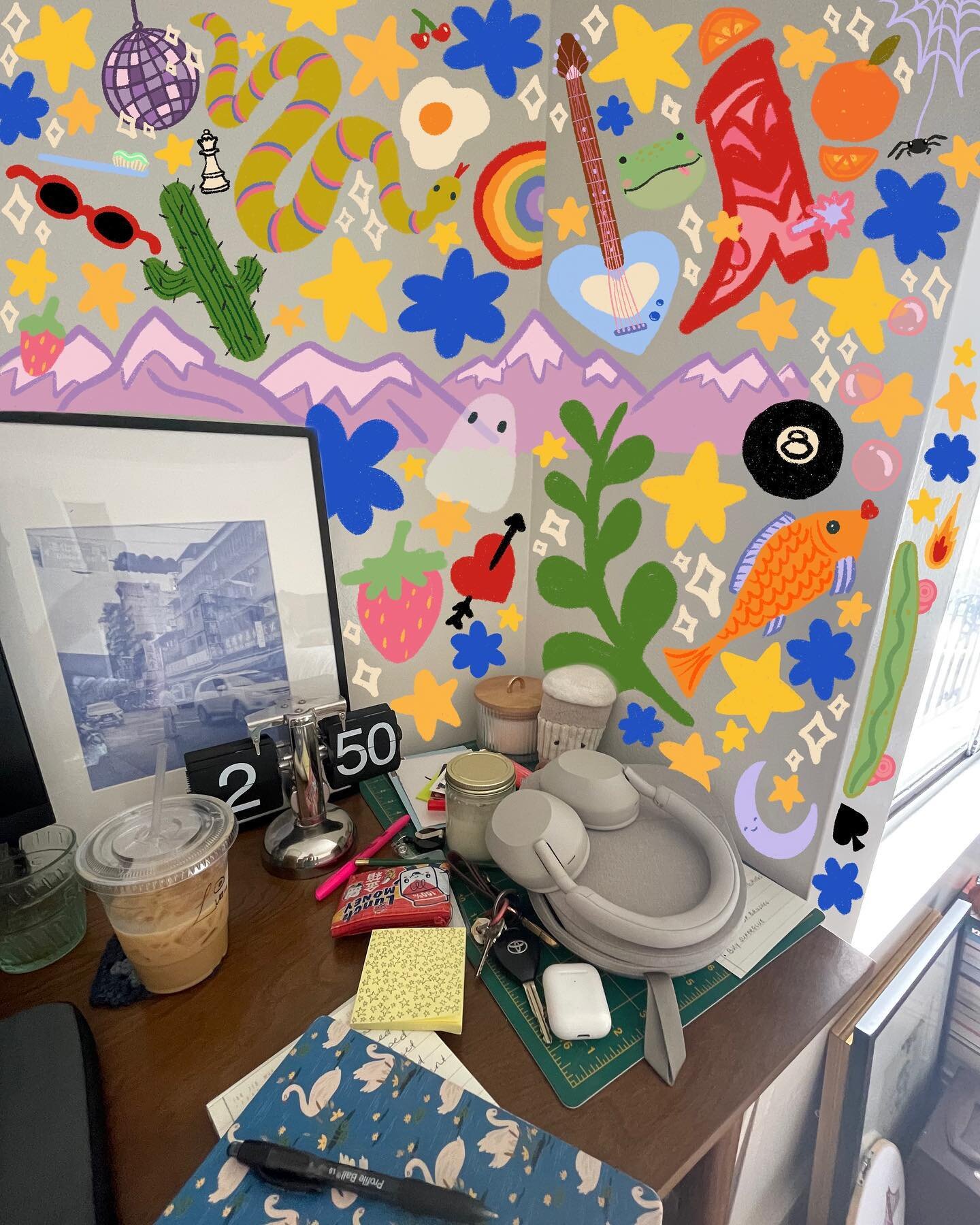 ya ever stare at your walls and just&hellip;
