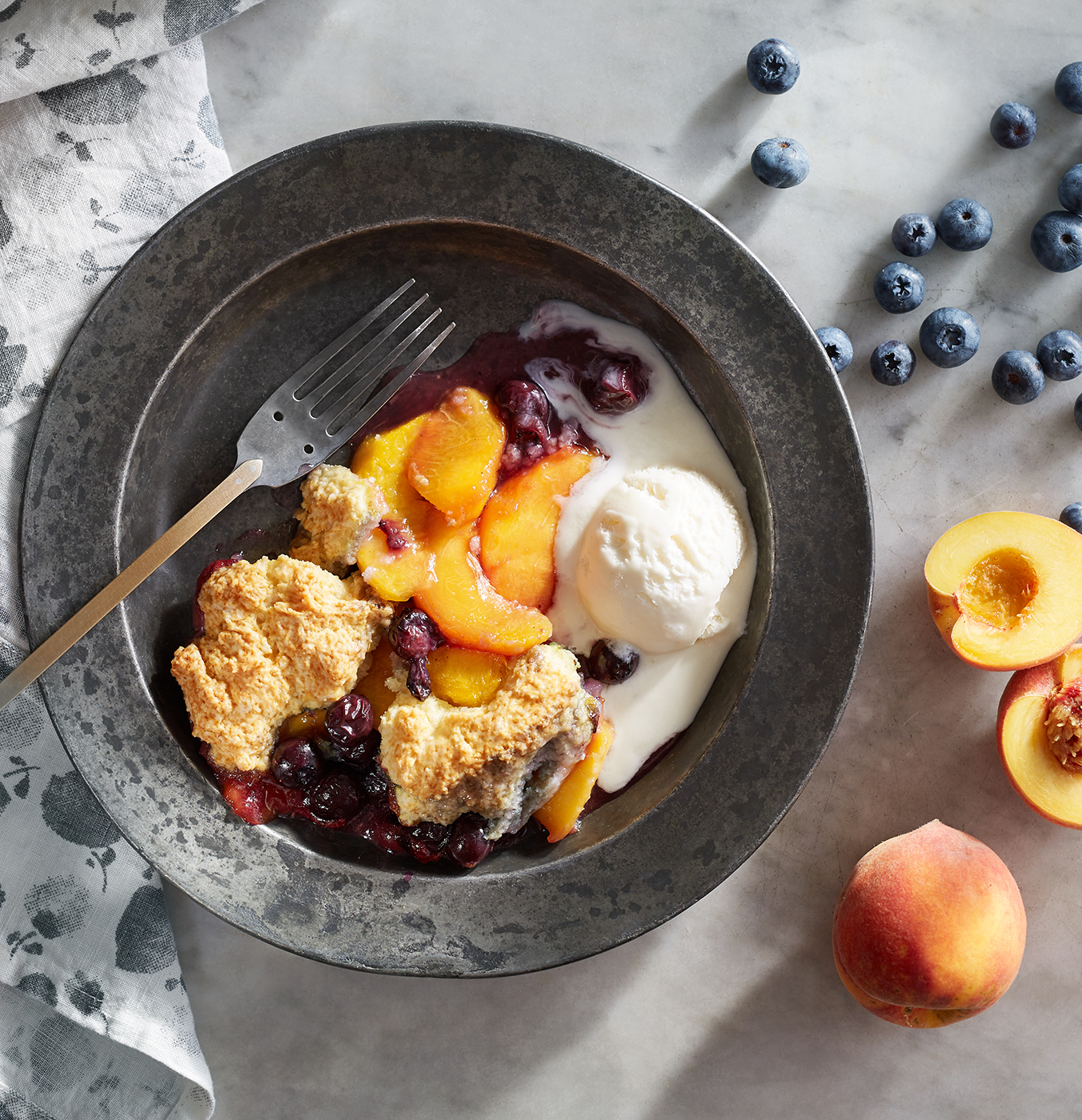 Blueberry Peach Slump