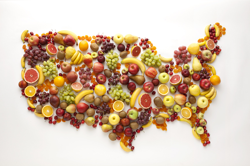 Prevention's Fruit Map