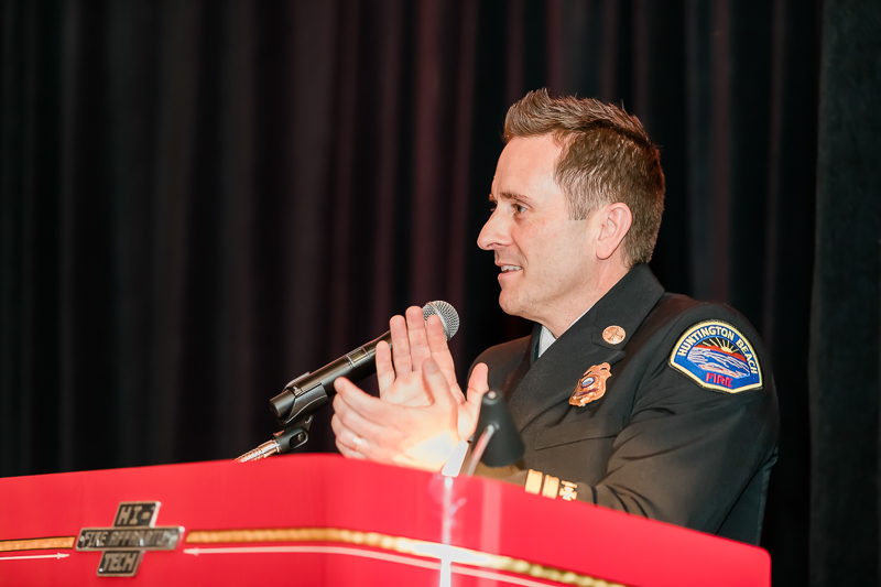 Battalion Chief Lopez was the MC for the evening.