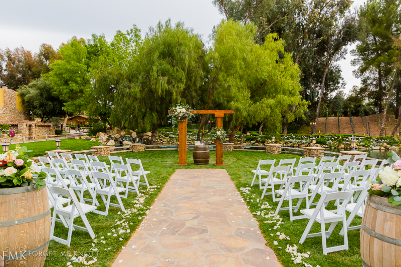  We had perfect weather for this gorgeous lake side wedding ceremony. 
