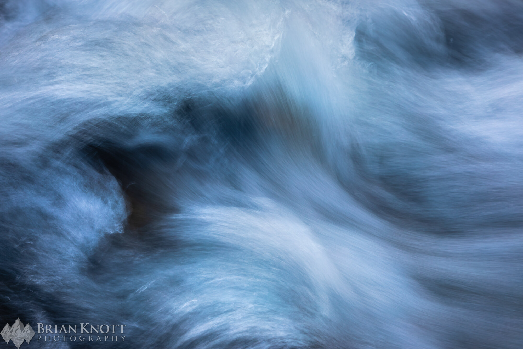 Abstract of a high Sierra stream.