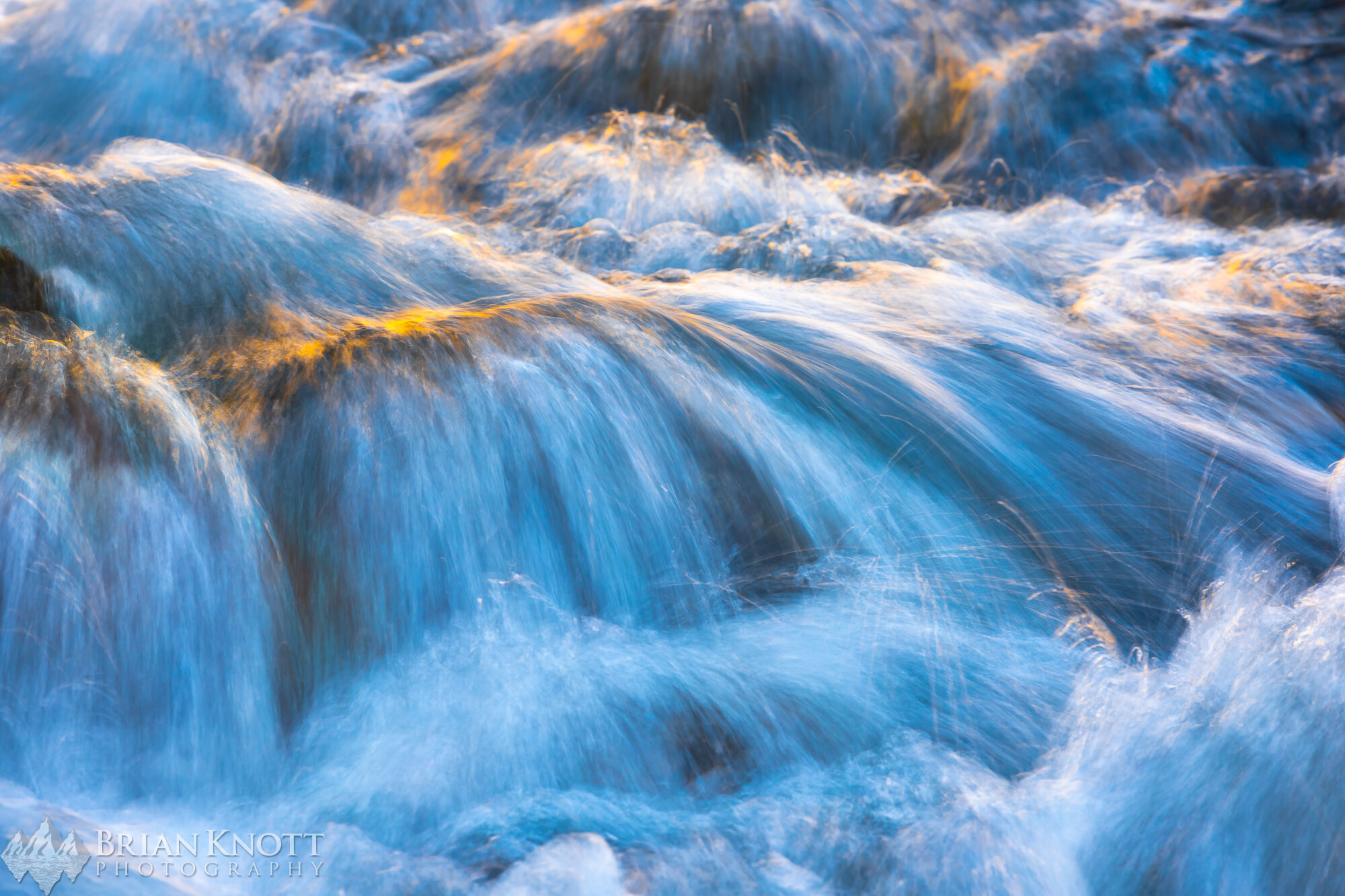 Abstract of a high Sierra stream.
