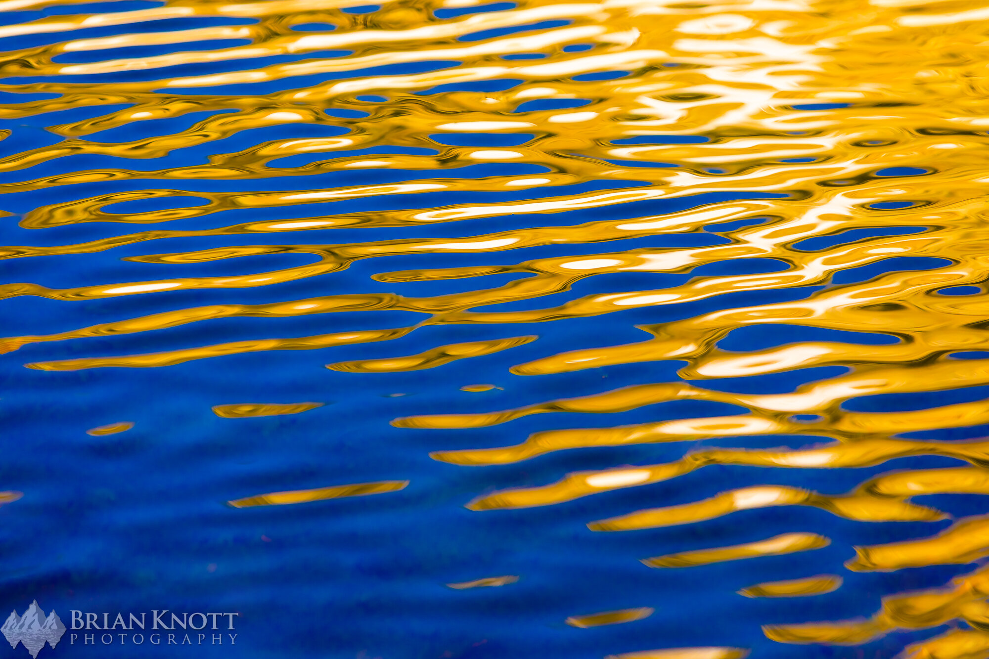 Water abstract, high Sierra lake.