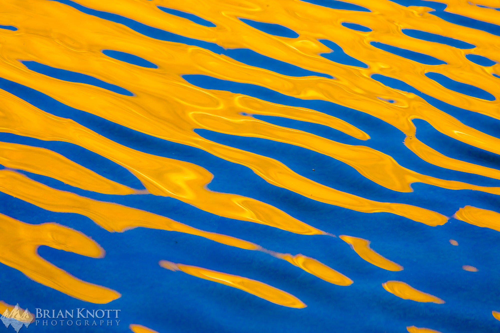 Water abstract, high Sierra lake.