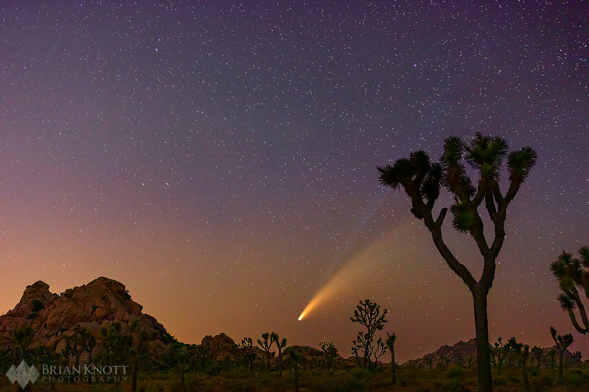  Comet Neowise from Joshua Tree National Park, Ca. 