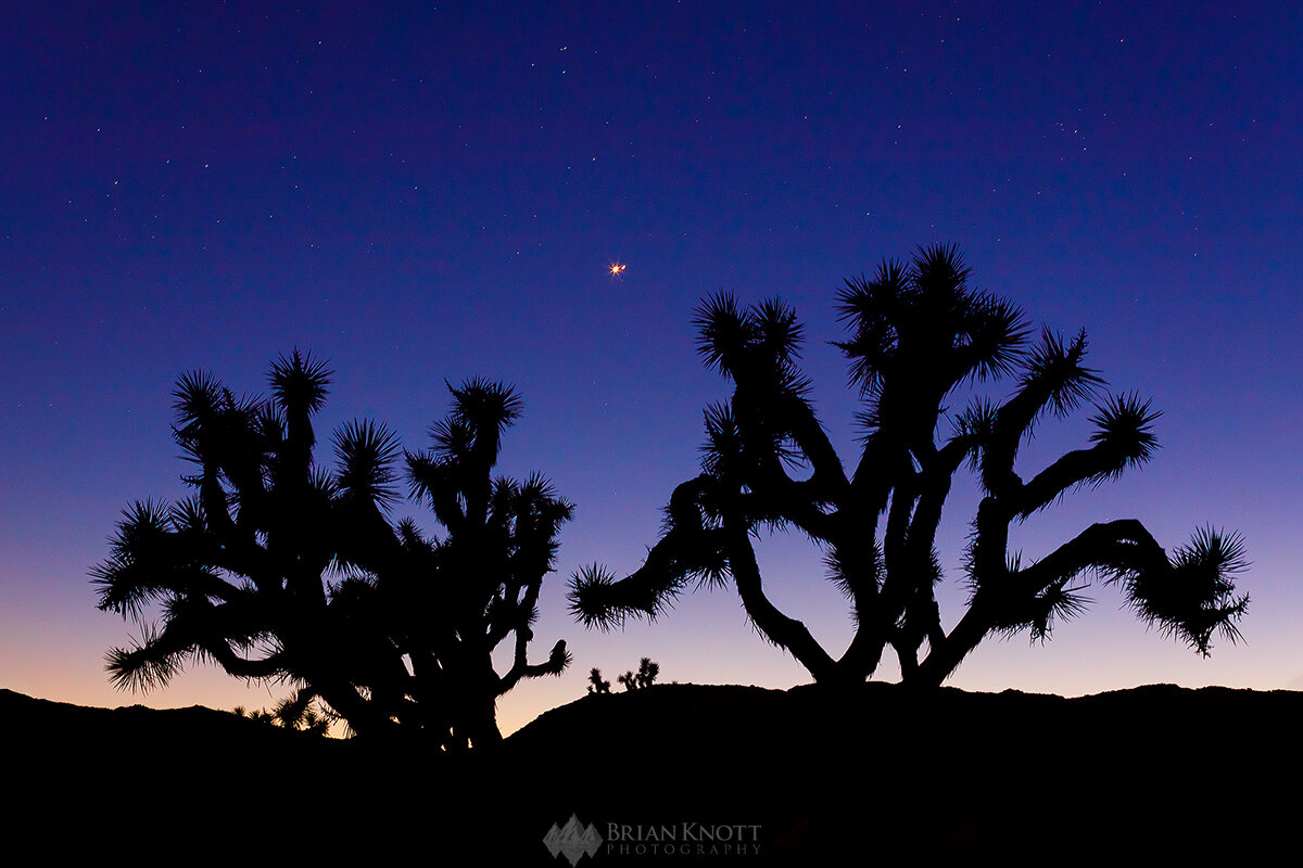  Jupiter and Saturn conjunction from Joshua Tree National Park, Ca. 