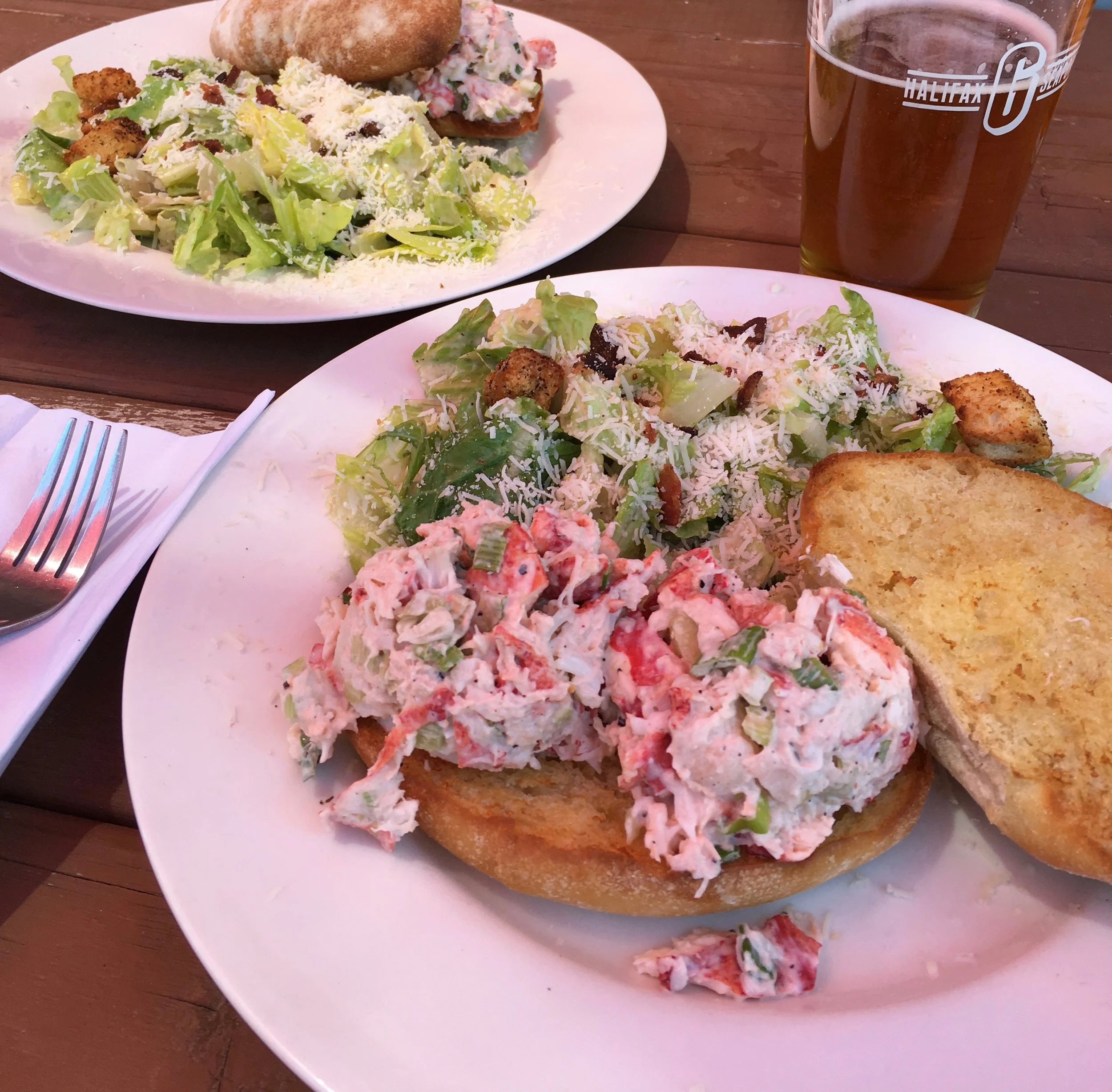 My first lobster roll. Truly. I’d never had one before. I want three every day for the rest of my life.