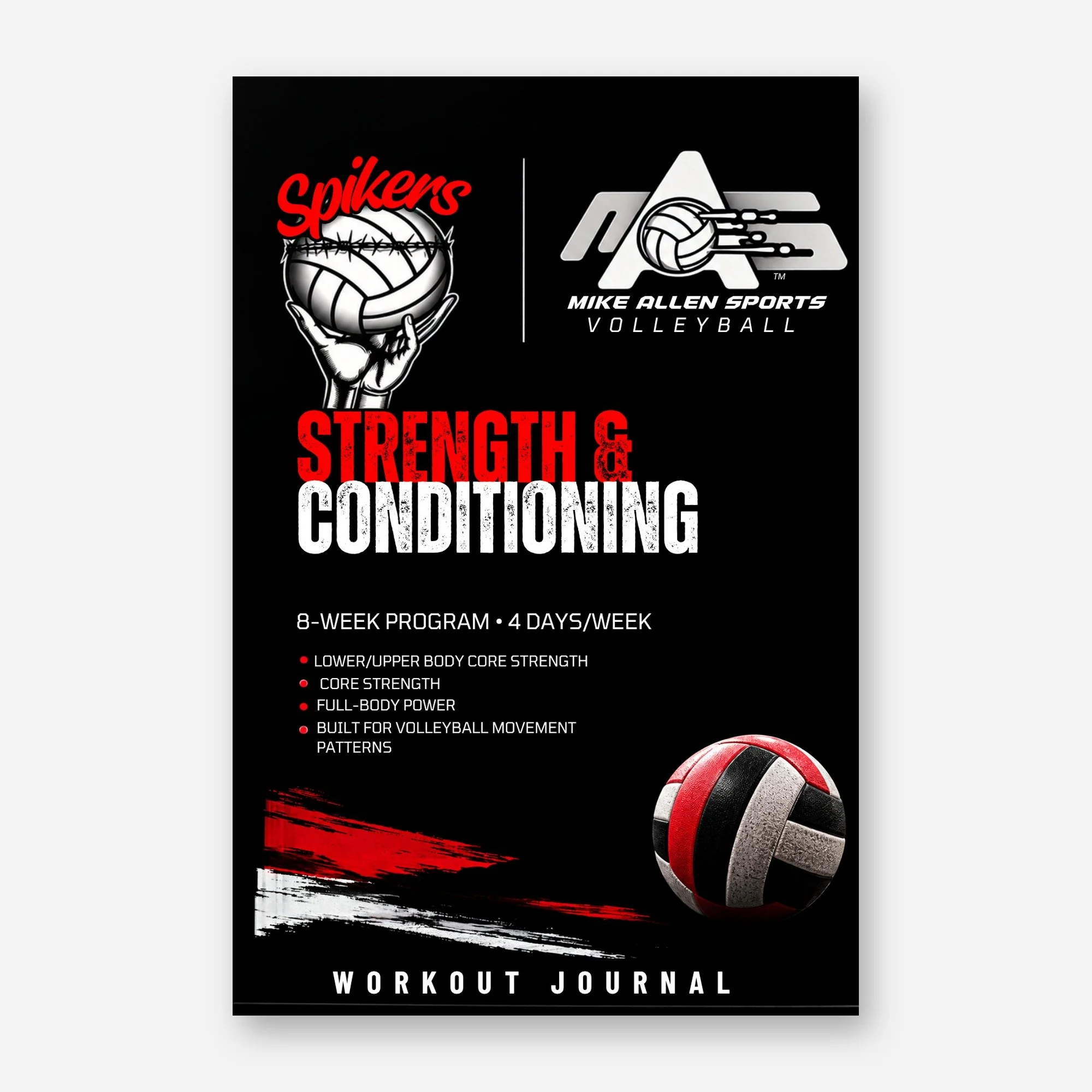 SPIKERS STRENGTH & CONDITIONING: 8-WEEK VOLLEYBALL PROGRAM