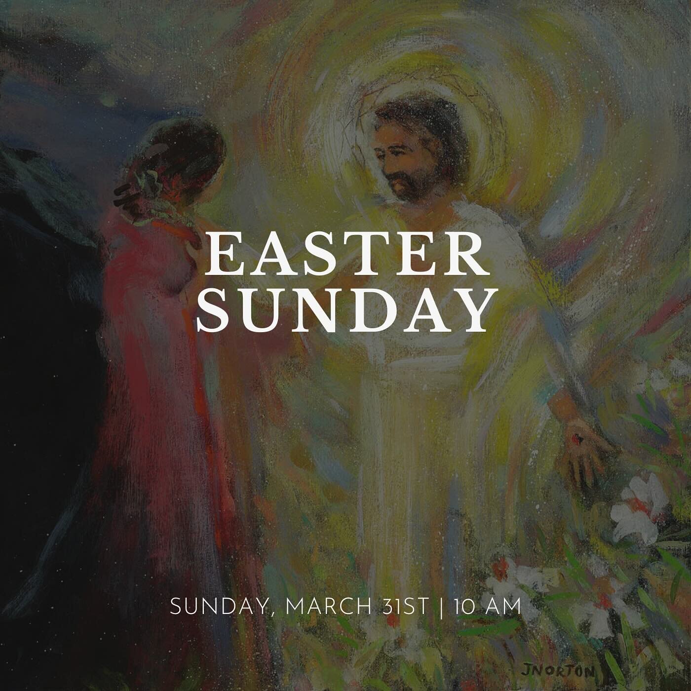 Please join us for Easter Sunday on March 31st at 10am! On Easter Sunday, we remember and celebrate the victorious Resurrection of Jesus Christ from the dead! Easter Sunday kicks off a period of 50 days traditionally known as Eastertide &mdash; endin