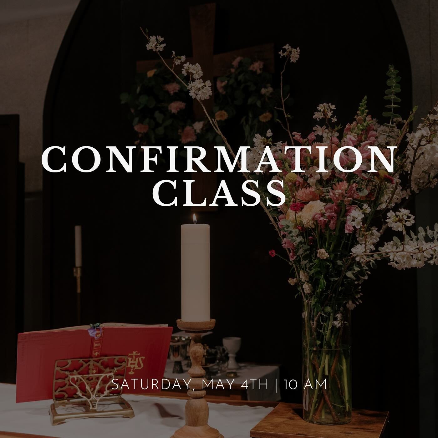 Curious about Confirmation? During this class, we will explore the formative and rooted elements of our faith and our Anglican tradition, learn more about the process of Confirmation, and have a space to reflect and ask questions.

The class will be 