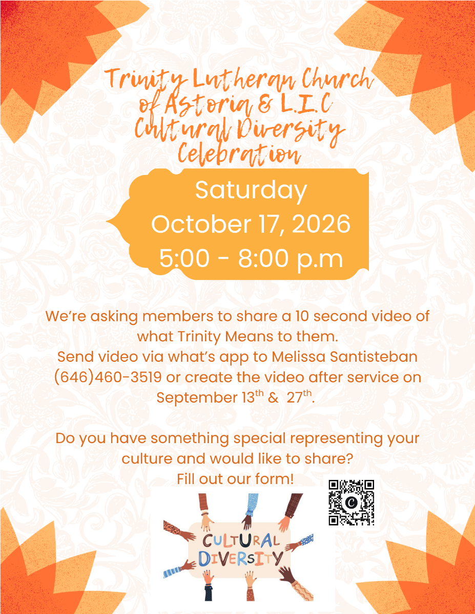 Trinity Church Cultural Diversity Celebration!