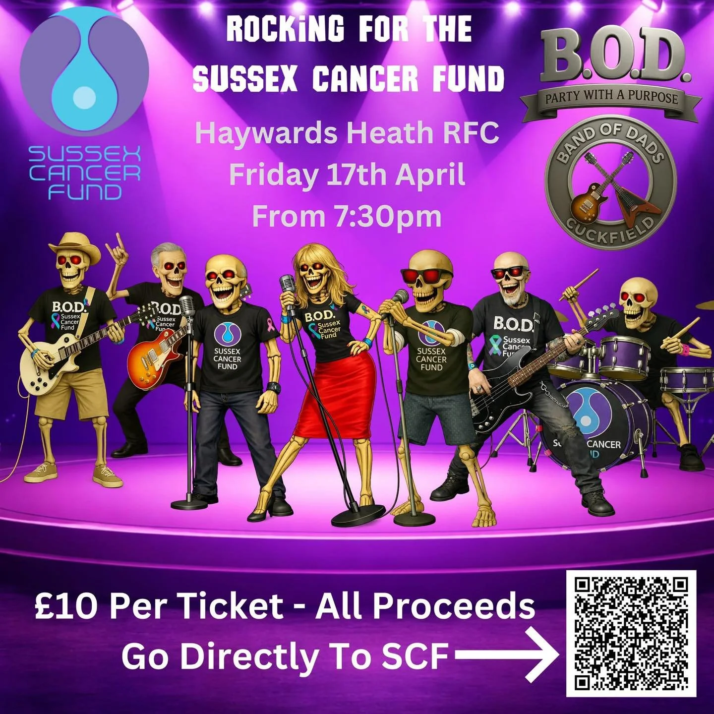 HAYWARDS HEATH RFC - SUSSEX CANCER FUND GIG