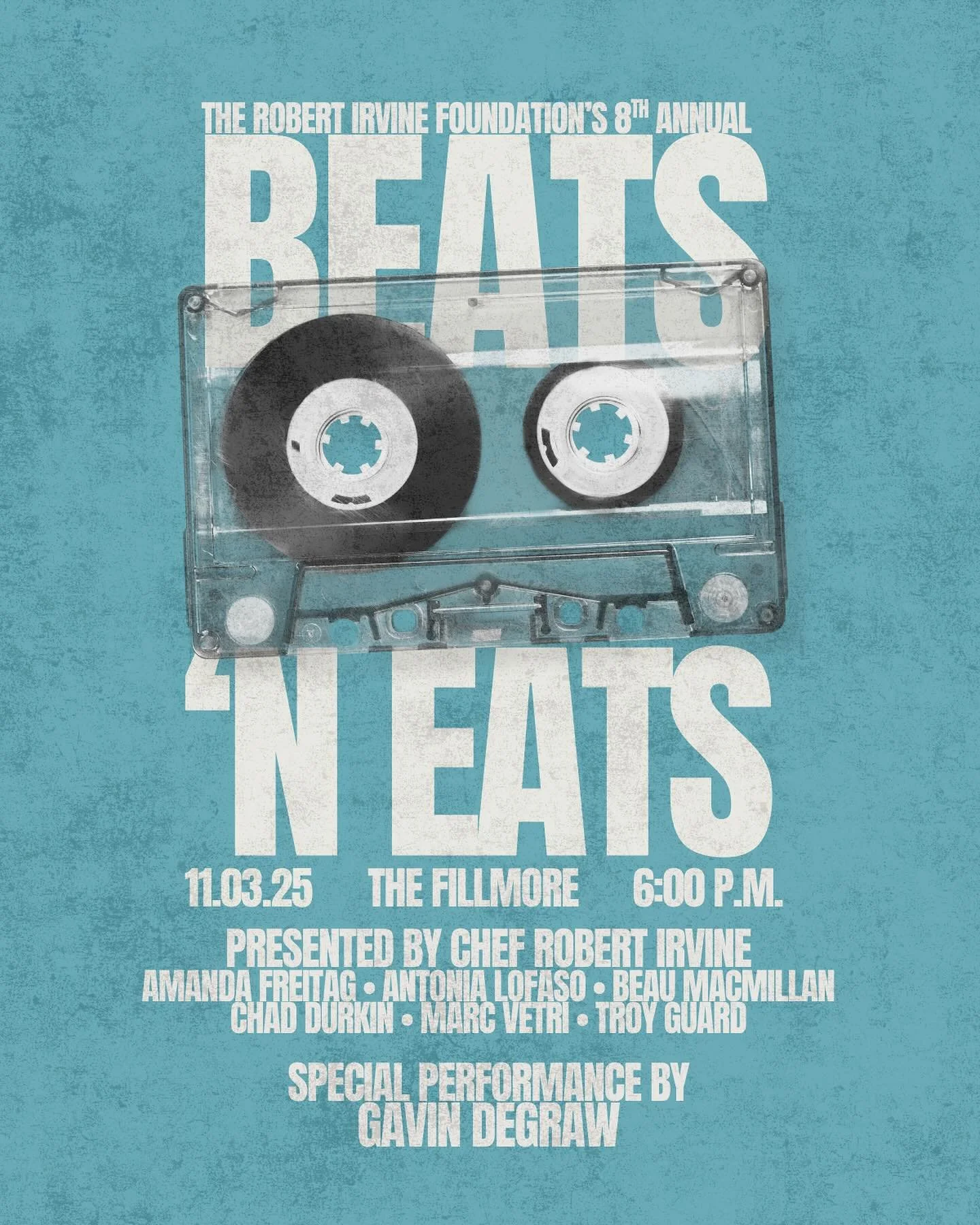 Cue the food. And the rock ’n roll vibes. The countdown is ON for this year’s SOLD OUT Beats ’n Eats Food + Music Event! Held at The Fillmore in Philadelphia, this iconic event features an exclusive six course family style dining ex