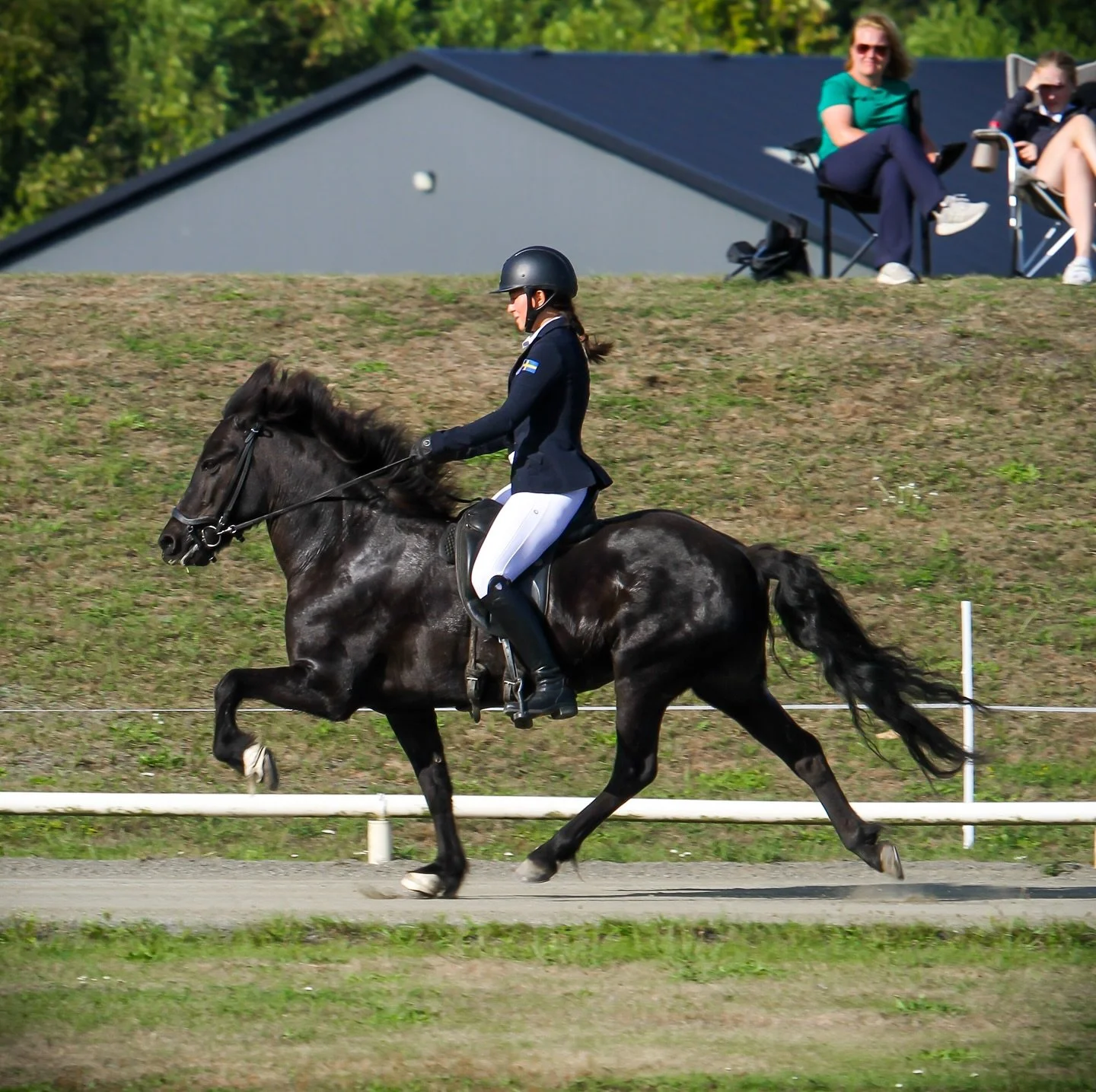 Milla och Tindra fr&aring;n Vink&auml;rg&aring;rd i GDY-A. Direkt in i A-final p&aring; S&ouml;ndag ⭐️

En h&auml;rlig f&ouml;rsta dag p&aring; Margaretehof! 🇸🇪☀️

#tindrafr&aring;nvink&auml;rg&aring;rd 
#eques #islandsh&auml;st #icelandichorse #ic
