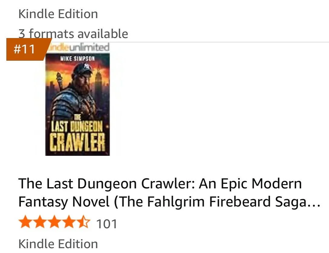 Ok, this is just crazy. I jumped eight more spots! Now in striking distance of the top ten!!!
#indieauthorsofinstagram