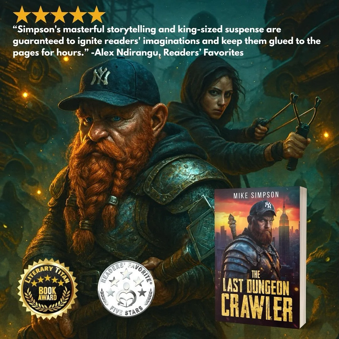 (Link in bio)
𝐀𝐍 𝐈𝐌𝐌𝐎𝐑𝐓𝐀𝐋 𝐖𝐀𝐑𝐑𝐈𝐎𝐑. 𝐀 𝐇𝐈𝐃𝐃𝐄𝐍 𝐖𝐀𝐑. 𝐀 𝐂𝐈𝐓𝐘 𝐓𝐇𝐀𝐓 𝐍𝐄𝐕𝐄𝐑 𝐒𝐋𝐄𝐄𝐏𝐒.

By day, Franklin Barbarossa is an eccentric NYU professor. But behind the books and lectures stands Fahlgrim Firebeard&mdash;ba